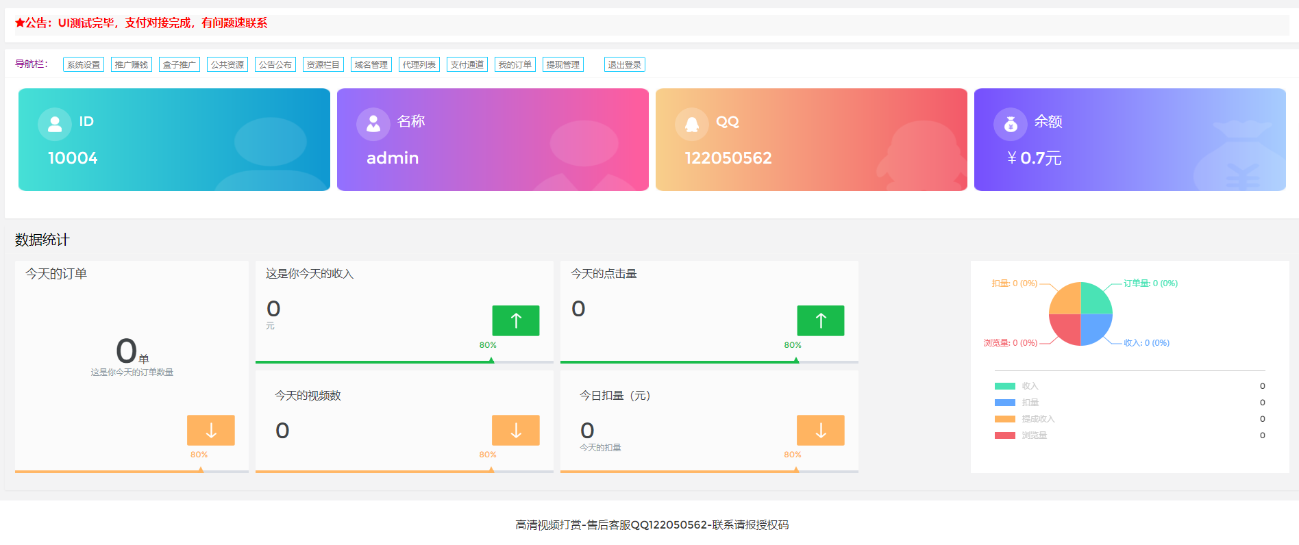 视频打赏源码，全开源，高端客户定制版本，站长一手资源-码云源码库