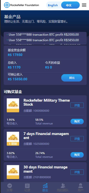 中英文海外微交易系统源码,BTC虚拟币微盘平台源码,带控杀-码云源码库