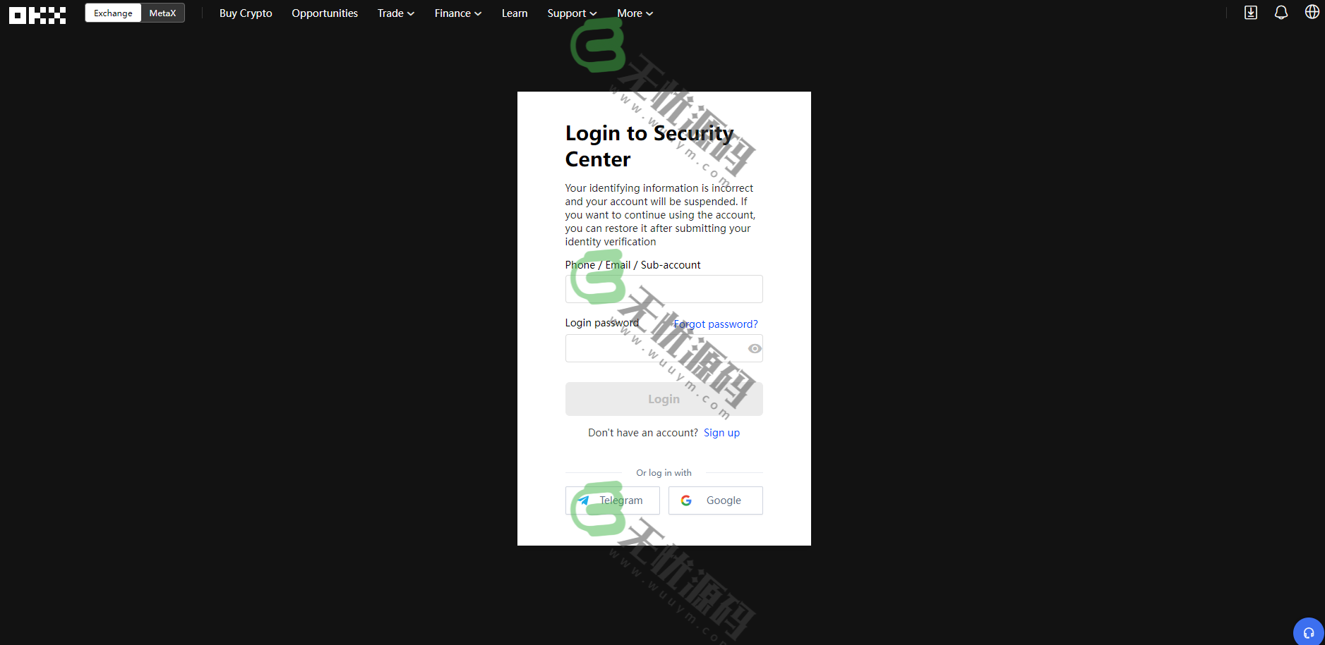 图片[1]-仿okx欧易虚拟币交易所系统平台源码,仿欧易平台登录盗号系统-码云源码库