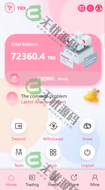 图片[4]-USDT-TRX虚拟币定期理财系统源码-码云源码库