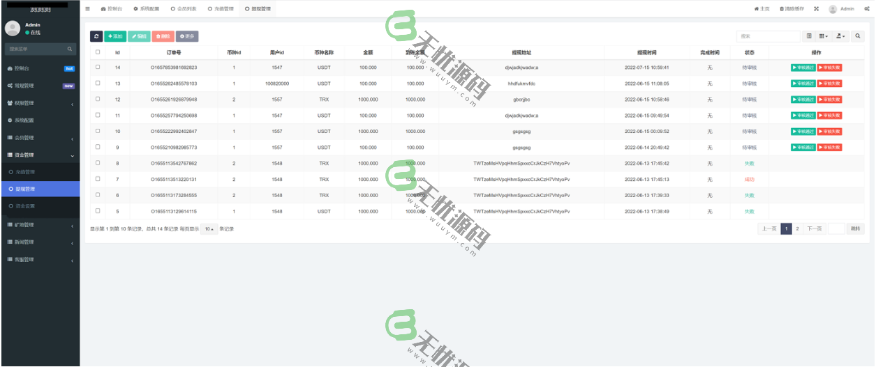 图片[4]-多国语言虚拟币trx理财系统源码,USDT质押挖矿理财源码-码云源码库
