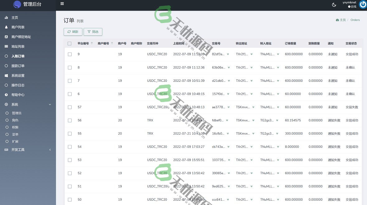 图片[8]-USDT在线支付系统源码,虚拟货币第三方接口支付系统自动回调到账-码云源码库
