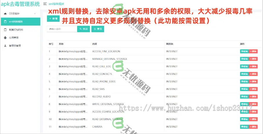 图片[4]-apk去毒误报毒处理系统源码/带加固免杀/自动打包/随机更换包名-码云源码库