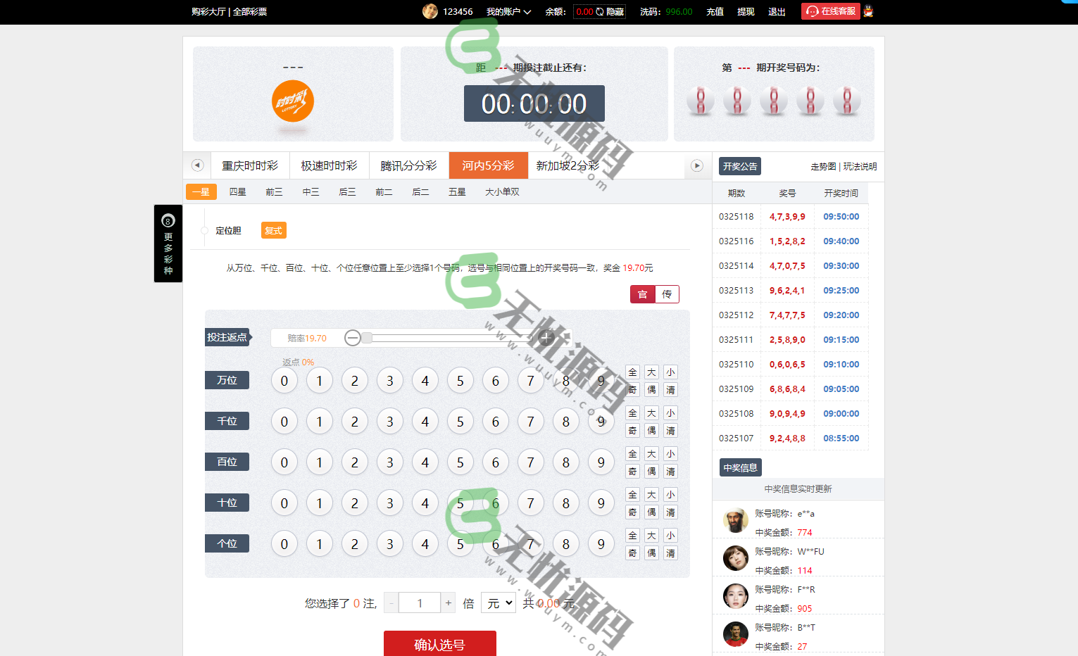 图片[3]-大富二开/狮子会娱乐城/TH框架/带实时反水-码云源码库