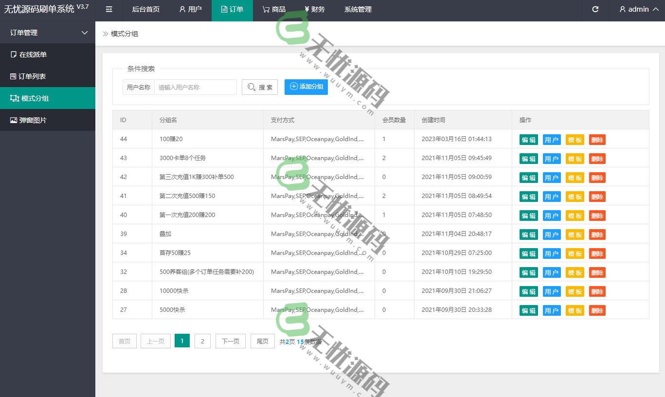 图片[5]-海外刷单抢单购物商城源码/抢单系统源码完美控杀/代理分销/前端uniapp后端PHP-码云源码库