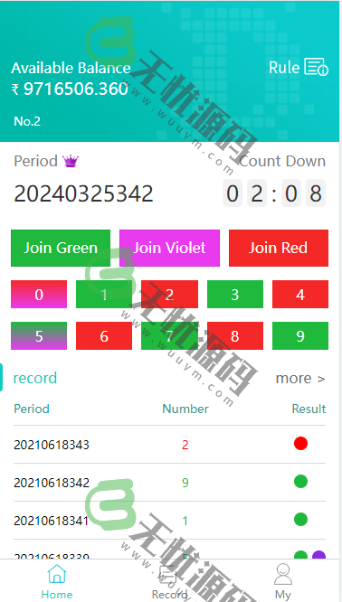 图片[1]-多语言完整版印度红绿灯游戏源码/印度彩票平台源码/双面盘玩法/uinapp前端源码-码云源码库