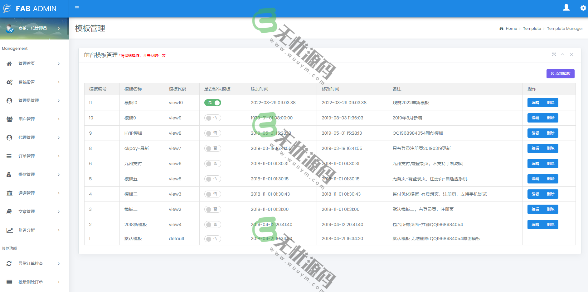 图片[3]-四方聚合支付系统源码/新增USDT提现/全新UI界面/附部署文档与计划任务-码云源码库