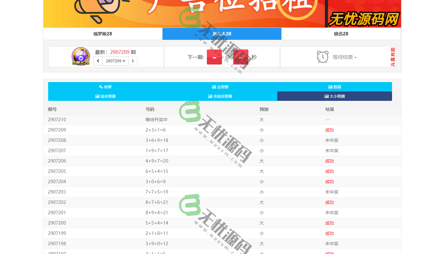 图片[6]-幸运28开奖网源码/幸运28计划预测网源码/幸运28走势图-码云源码库