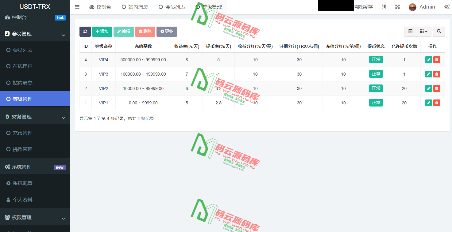 图片[2]-uniapp版多语言TRX系统/TRX理财系统/虚拟币挖矿/内置在线客服系统-码云源码库
