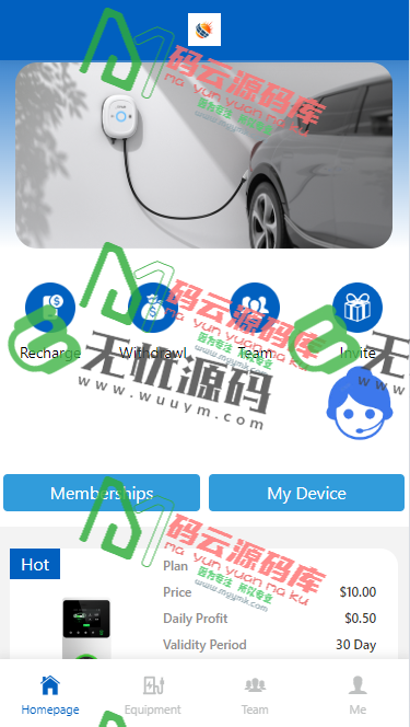 图片[1]-Nikora共享充电桩投资理财源码/海外投资理财源码/前端html+后端PHP-码云源码库