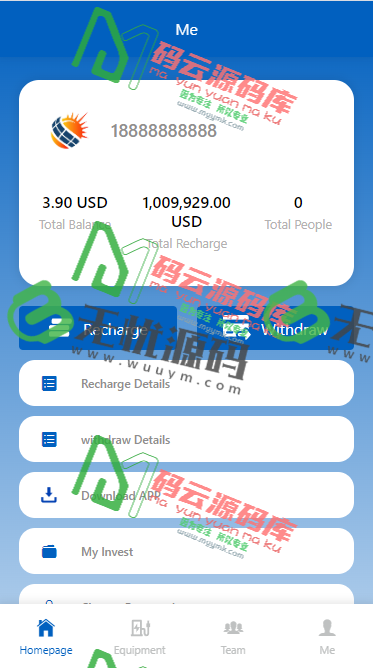 图片[3]-Nikora共享充电桩投资理财源码/海外投资理财源码/前端html+后端PHP-码云源码库