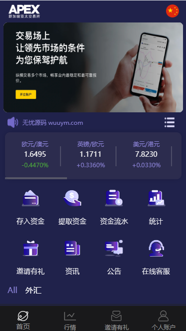APEX微交易源码/微盘投资理财源码/外汇交易系统源码-码云源码库