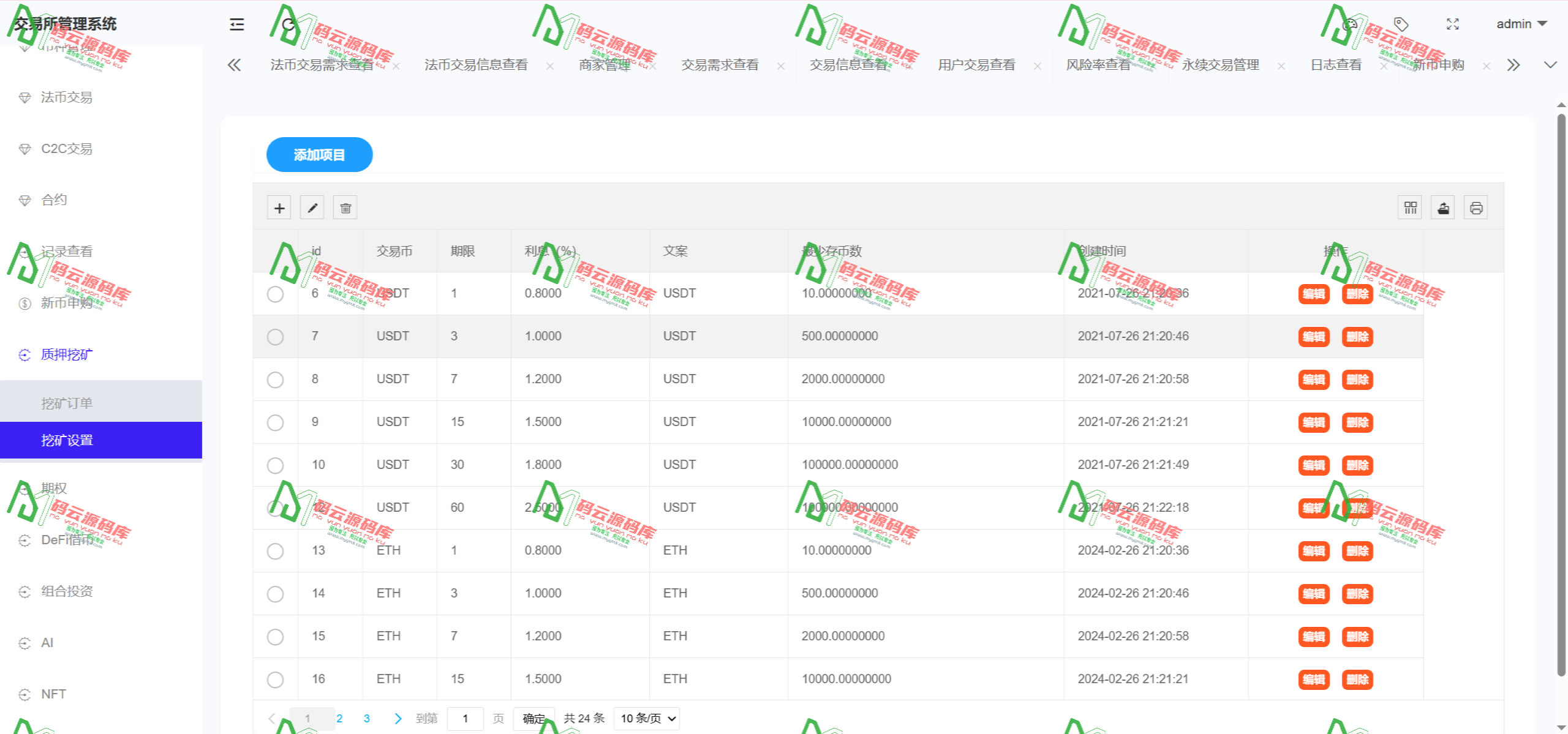 图片[42]-Bitinvests多语言交易所源码/外汇+美股+期货+交割合约+期权交易+现货交易+C2C+平台币+Ai投资理财+Defi借贷/前端vue纯源码+后端PHP-码云源码库