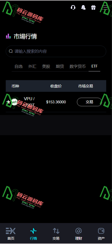 图片[5]-Bitinvests多语言交易所源码/外汇+美股+期货+交割合约+期权交易+现货交易+C2C+平台币+Ai投资理财+Defi借贷/前端vue纯源码+后端PHP-码云源码库