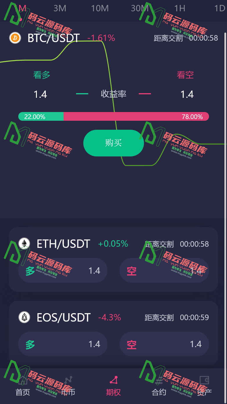 图片[3]-多语言交易所源码/秒合约交易/永续合约/锁仓挖矿/内涵详细搭建教程-码云源码库