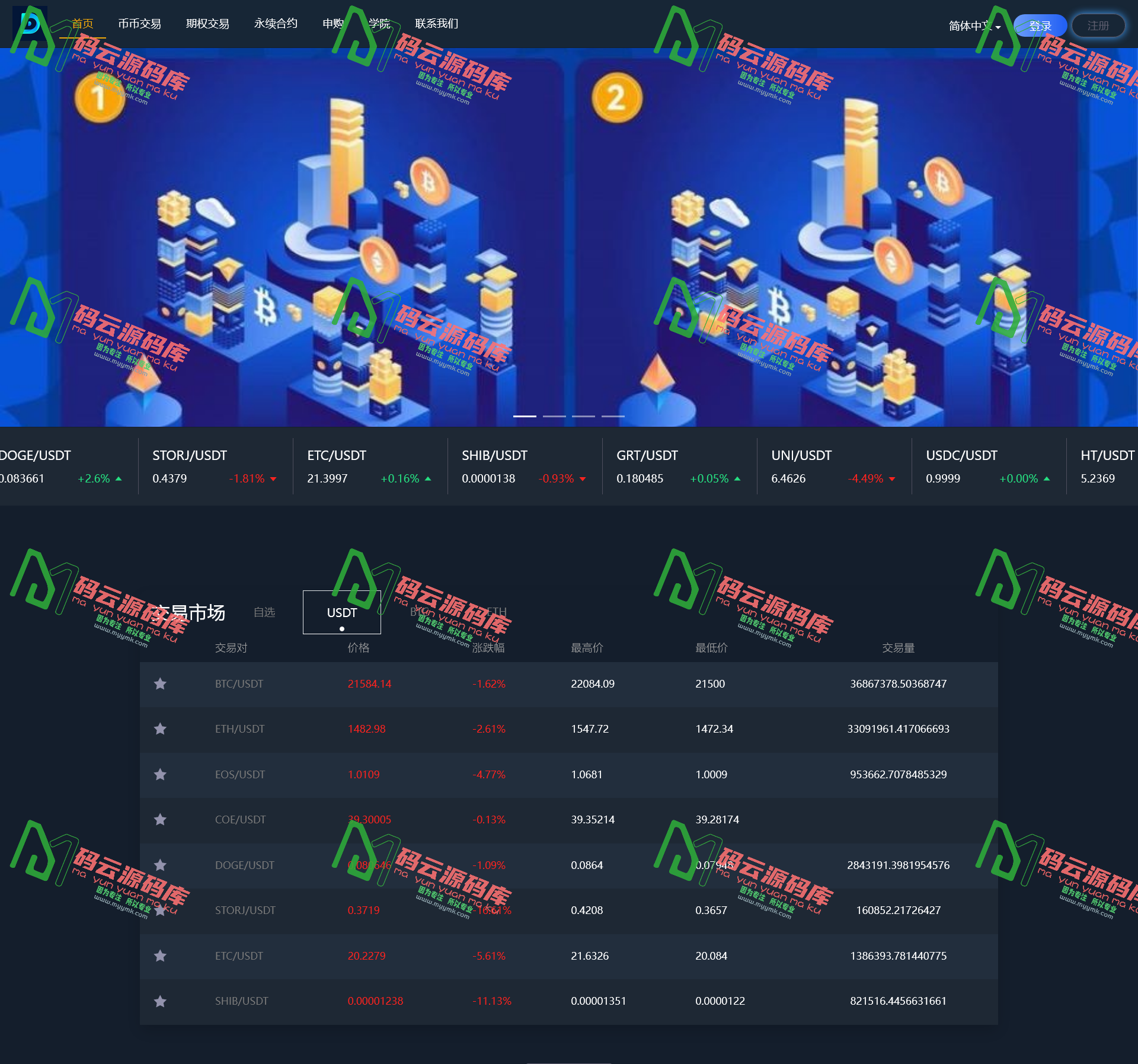 图片[5]-多语言交易所源码/秒合约交易/永续合约/锁仓挖矿/内涵详细搭建教程-码云源码库