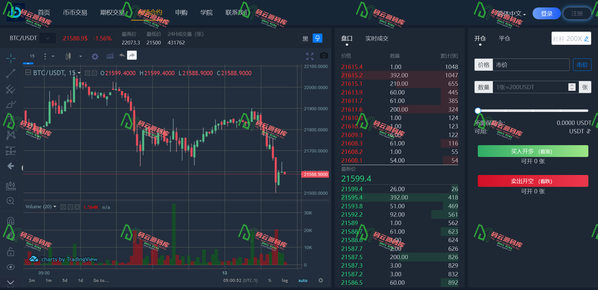 图片[6]-多语言交易所源码/秒合约交易/永续合约/锁仓挖矿/内涵详细搭建教程-码云源码库