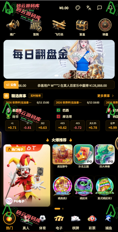 图片[1]-TG综合盘源码 | 综合包网源码 | 娱乐城系统源码 | 世界杯投注 | 一键安装-码云源码库